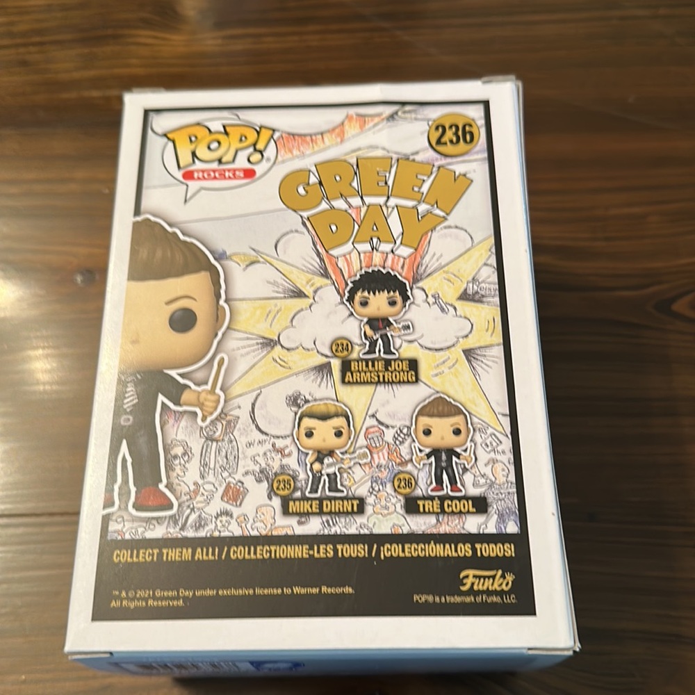 Green Day Tre’ Cool #236 funko pop - Picture 2 of 5